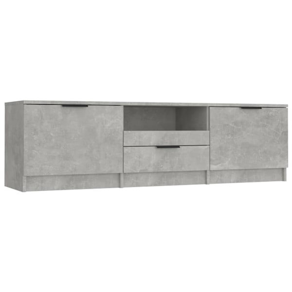vidaXL Tv-bänk betonggrå 140x35x40 cm konstruerat trä Grå