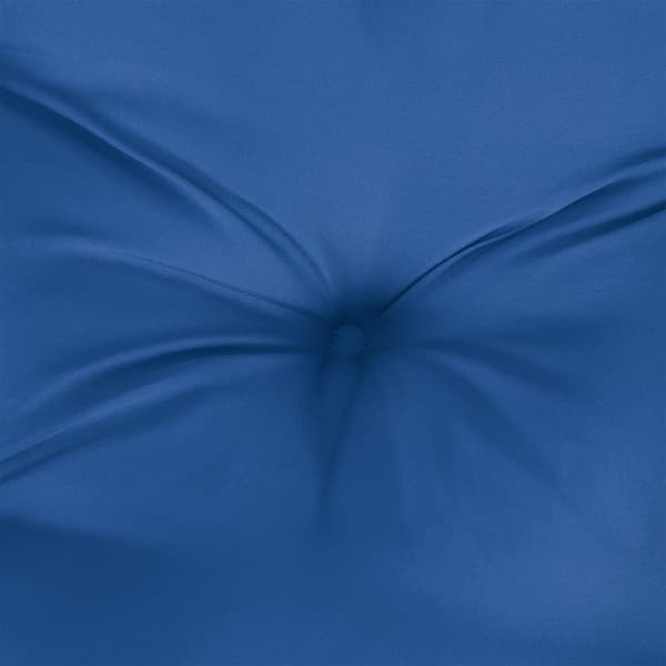 vidaXL Palldyna kungsblå 60x60x12 cm tyg Blå
