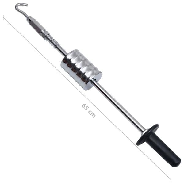 vidaXL Glidhammare med krok 65 cm kolstål