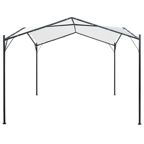 vidaXL Paviljong 3x3x2,6 m vit 180 g/m² Vit
