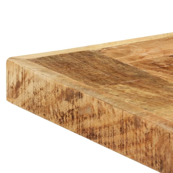 vidaXL Matbord 200x100x75 cm massivt mangoträ Brun