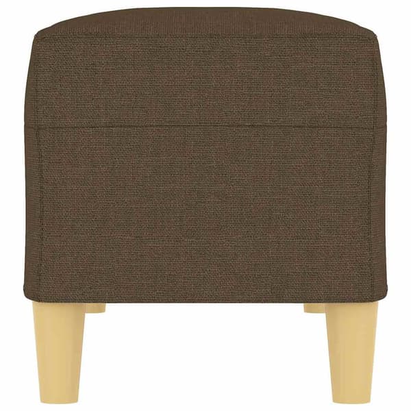 vidaXL Bänk brun 100x35x41 cm tyg Brun