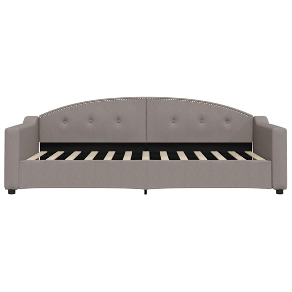 vidaXL Dagbädd taupe 90x200 cm tyg Taupe