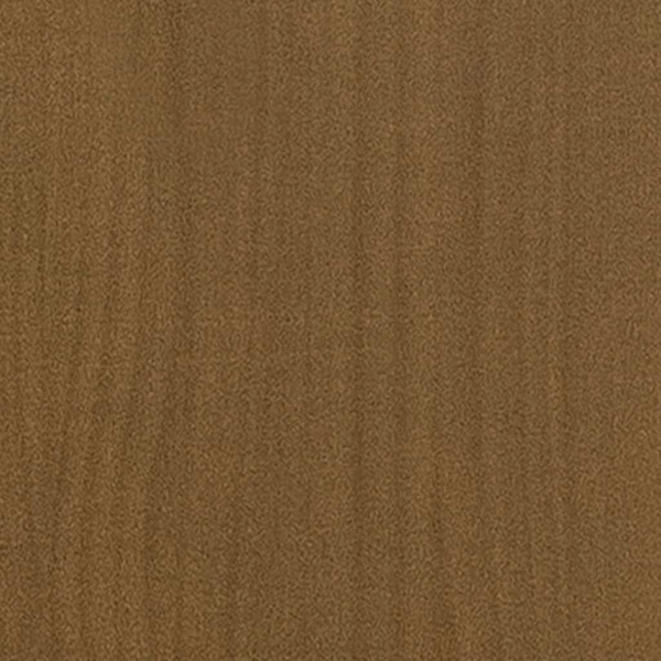 vidaXL Sängram honungsbrun massiv furu 100x200 cm enkelsäng Brun