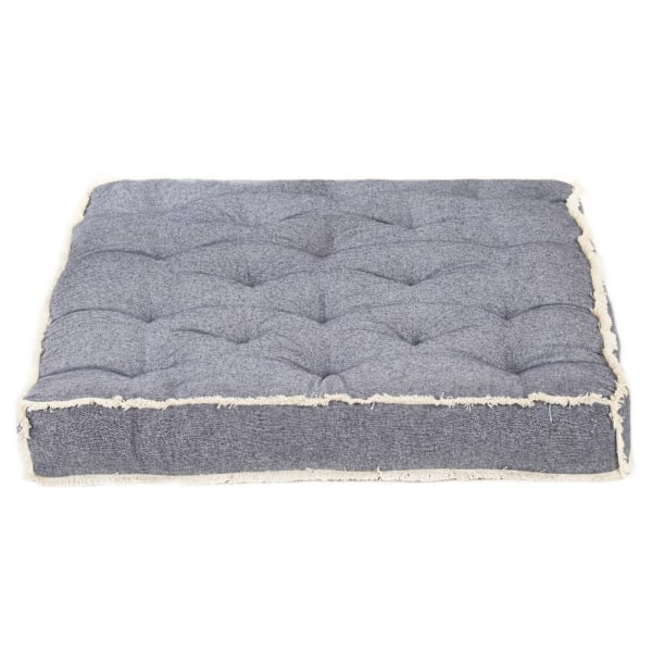 vidaXL Dyna till pallsoffa blå 120x80x10 cm Blå