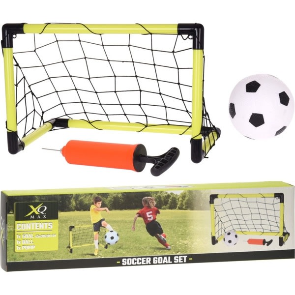 XQ Max Toy Fotbollsmål stort 90x45x64,3 cm multifärg