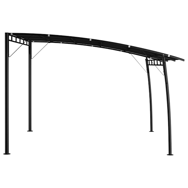 vidaXL Paviljong 4x3x2,55 m antracit Antracit