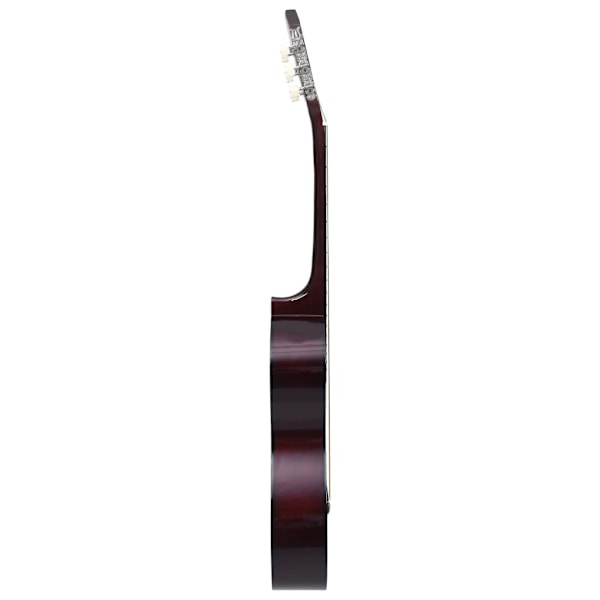 vidaXL Gitarr för nybörjare 8 delar klassisk svart 3/4 36" Brun