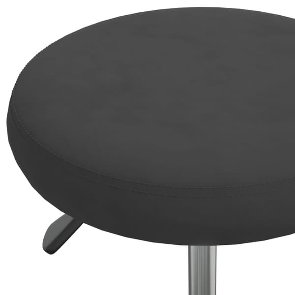 vidaXL Matstol svart sammet Svart