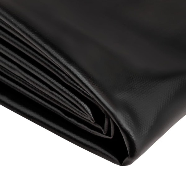 vidaXL Dammduk svart 8x2 m PVC 1 mm