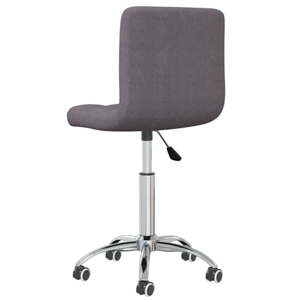 vidaXL Snurrbar kontorsstol taupe tyg Taupe