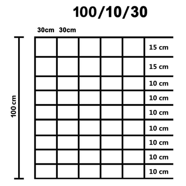 vidaXL Fårstängsel galvaniserat stål 50x1 m silver Silver