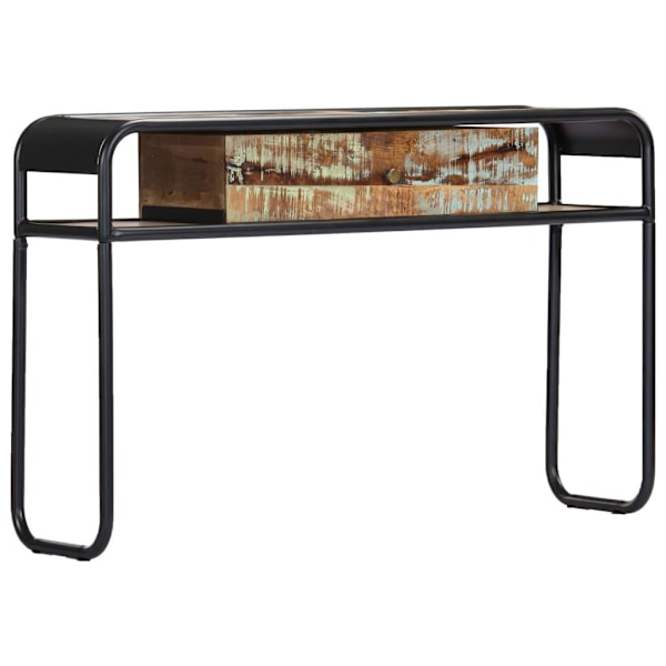 vidaXL Konsolbord 118x30x75 cm massivt återvunnet trä Brun