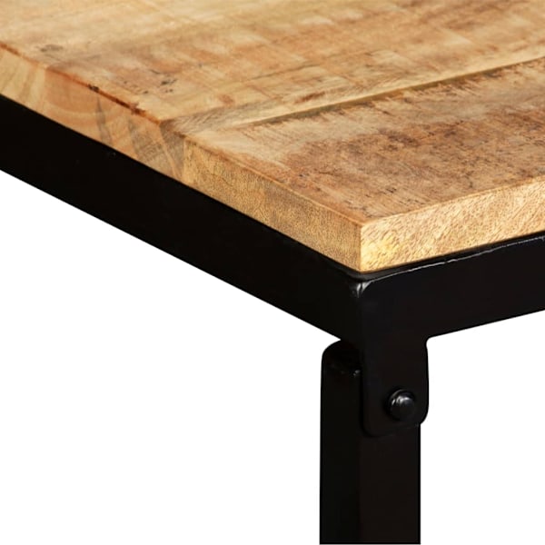 vidaXL Bänk massivt mangoträ 110x35x45 cm Brun