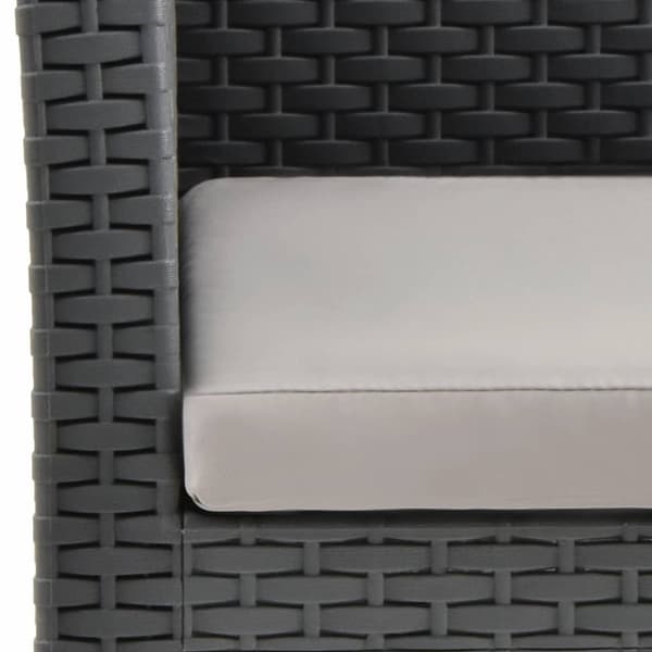 Anthracite 63x65x76 cm PP Rattan Antracit