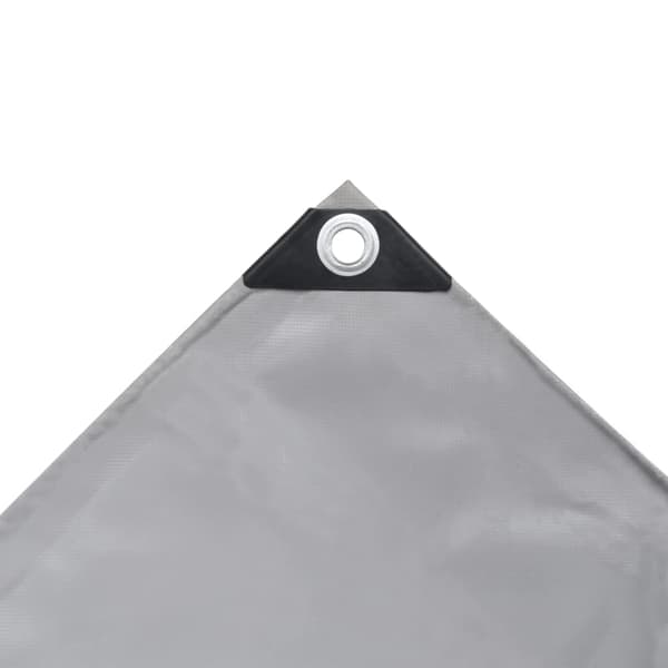 vidaXL Presenning 650 g/m² 1,5x10 m grå grå