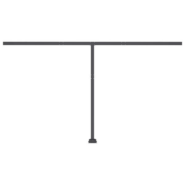 vidaXL Fristående markis automatisk 400x350 cm blå/vit Blå