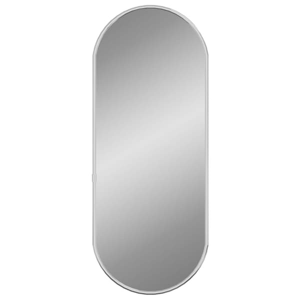 vidaXL Väggspegel silver 50x20 cm oval Silver