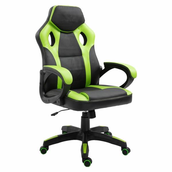 Rousseau Gamingstol Spike konstläder grön Grön