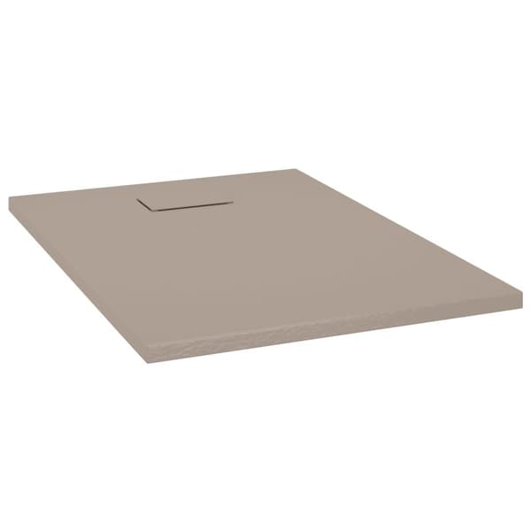 vidaXL Duschkar SMC brun 100x70 cm Brun