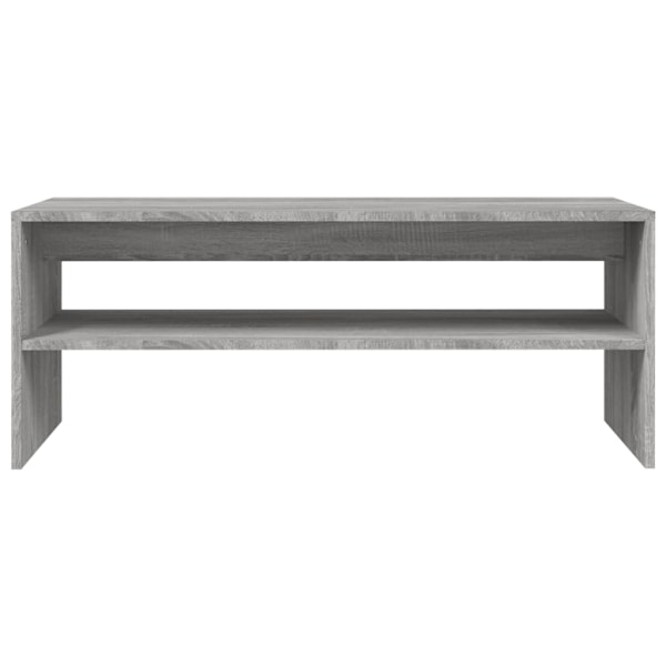 vidaXL Soffbord grå sonoma 100x40x40 cm konstruerat trä Grå
