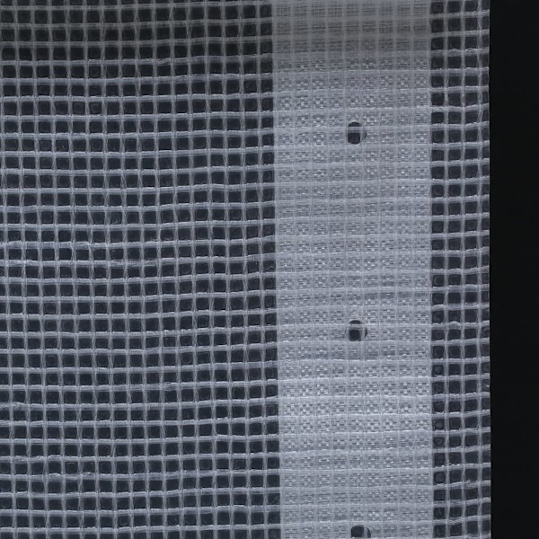 vidaXL Leno presenning 2 st 260 g/m² 2x3 m vit Vit