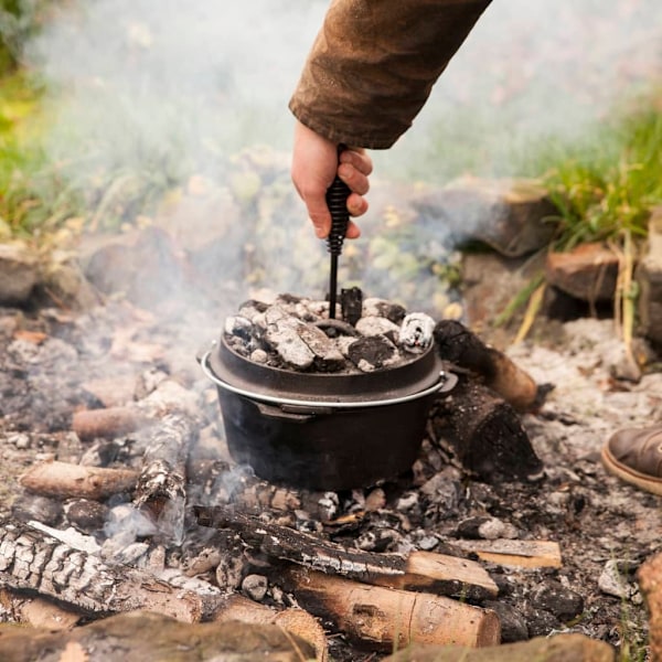 Esschert Design Matlagningsset Campfire sju delar svart FF240 Svart