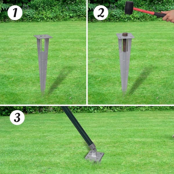vidaXL Eurofence stål 10x1 m grön Grön
