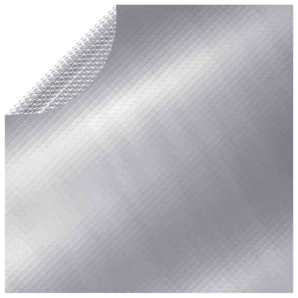 vidaXL Poolskydd silver 488 cm PE Silver