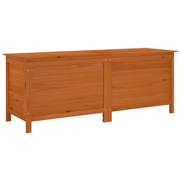 vidaXL Dynbox brun 150x50x56,5 cm massivt granträ Brun
