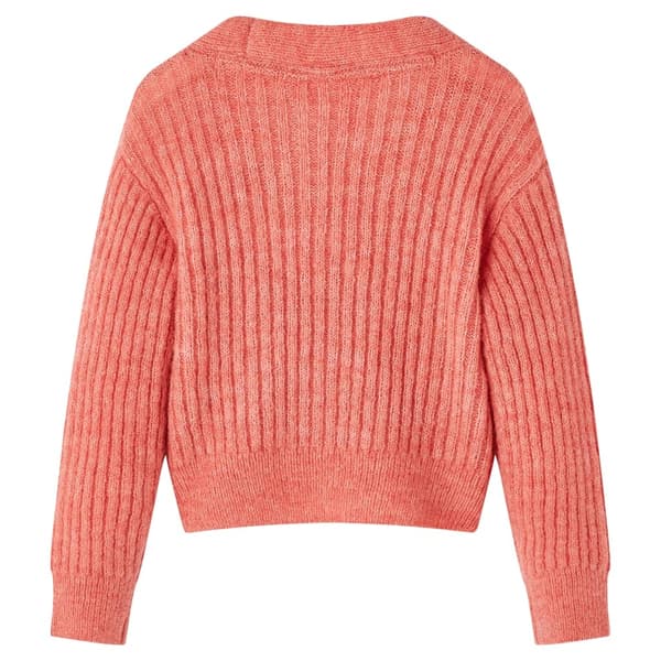 vidaXL Stickad tröja för barn rosa 116 Rosa