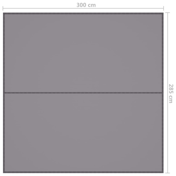 vidaXL Tarp 3x2,85 m grå grå
