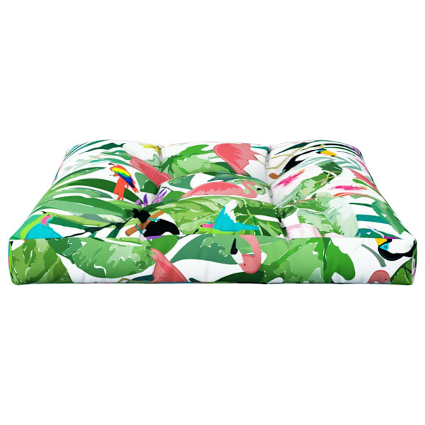 vidaXL Palldyna flerfärgad 70x70x12 cm tyg Flerfärgsdesign