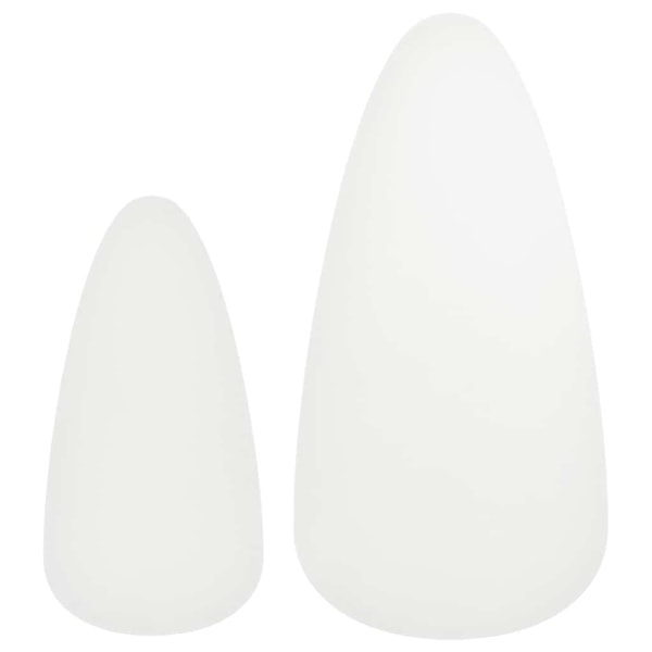 vidaXL Soffbord 2 st massiv furu vit Vit