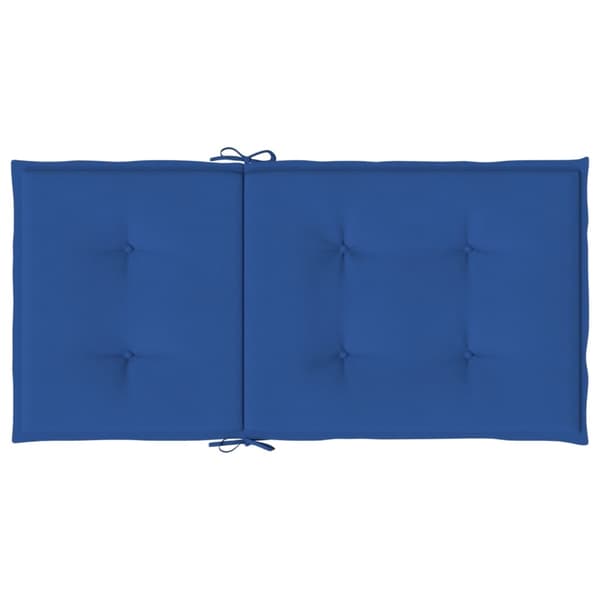 vidaXL Trädgårdsstolsdynor 6 st Oxford Tyg Kungsblå 100 x 50 x 3 cm Blå