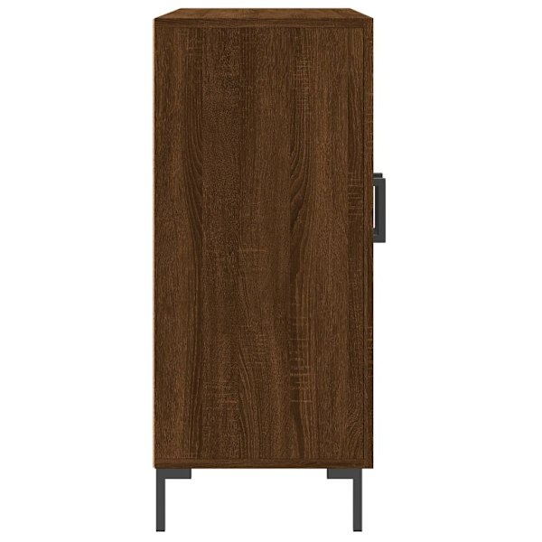 vidaXL Skänk brun ek 90x34x80 cm konstruerat trä Brun