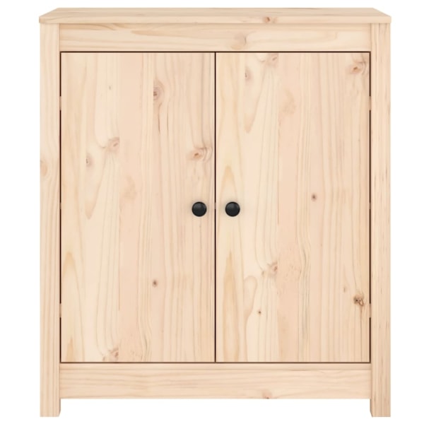 vidaXL Skänkar 2 st 70x35x80 cm massiv furu Brun