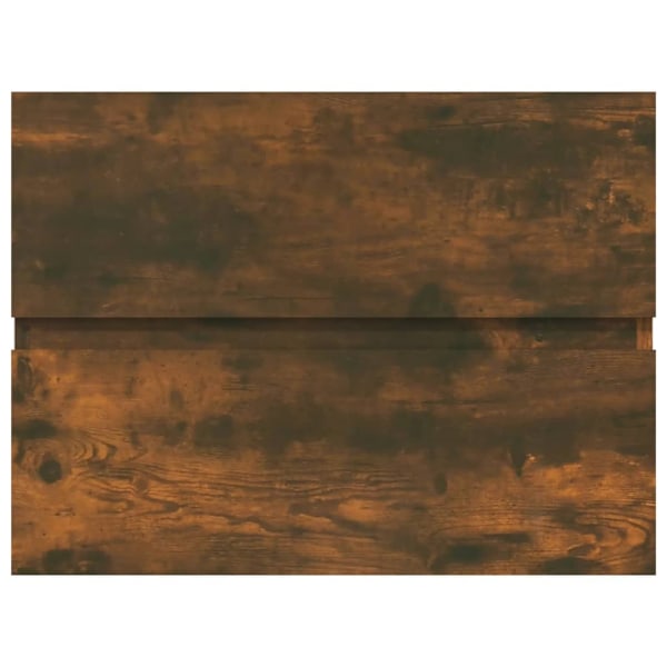 vidaXL Handfatsskåp rökfärgad ek 60x38,5x45 cm konstruerat trä Brun