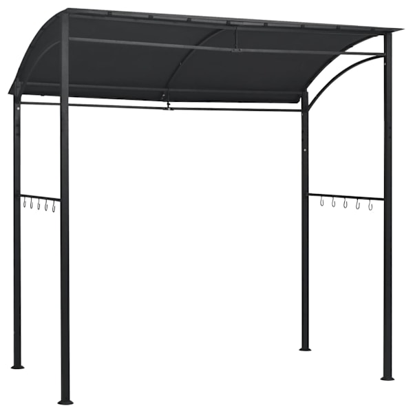 vidaXL Grilltält 215x150x220 cm antracit stål Antracit