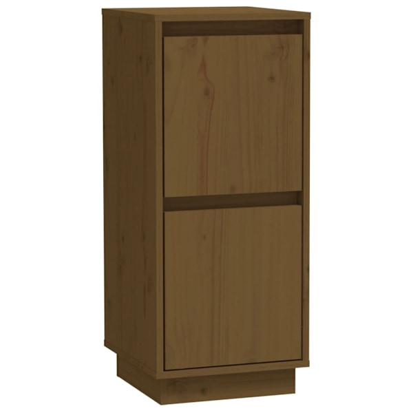 vidaXL Skänkar 2 st honungsbrun 31,5x34x75 cm massiv furu Brun