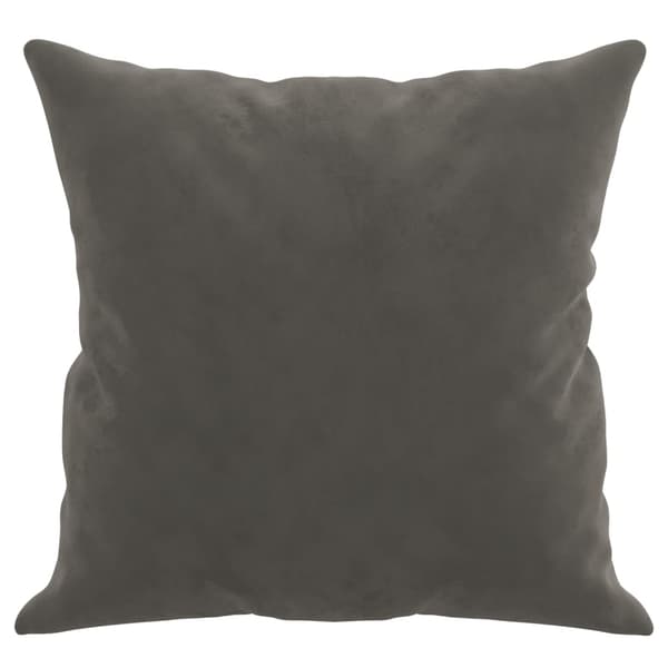 vidaXL Prydnadskuddar 2 st grå 40x40 cm sammet Grå