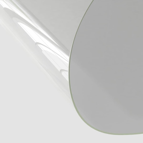 vidaXL Bordsskydd genomskinligt Ø 110 cm 2 mm PVC Transparent