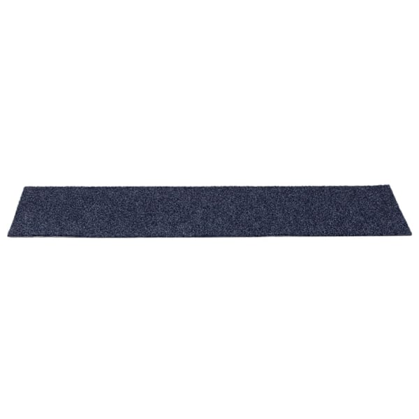 vidaXL Trappstegsmattor självhäftande 15 st 76x20 cm grå blå grå