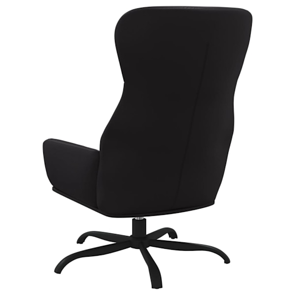 vidaXL Reclinerfåtölj svart konstläder Svart