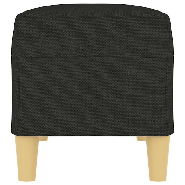 vidaXL Bänk svart 100x35x41 cm tyg Svart