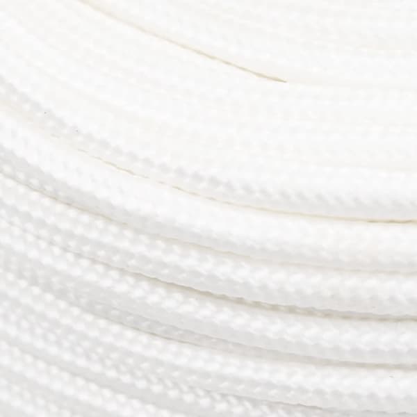 vidaXL Båtlina helvit 10 mm 250 m polypropylen