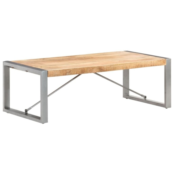 vidaXL Soffbord 120x60x40 cm grovt mangoträ Brun