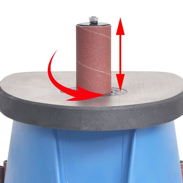 vidaXL Oscillerande spindelslip 450 W blå