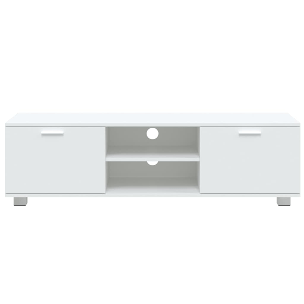 vidaXL Tv-bänk vit 140x40,5x35 cm konstruerat trä Vit