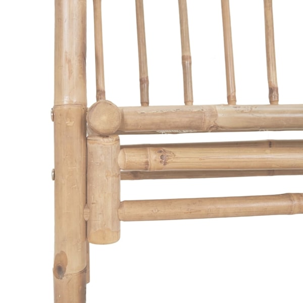 vidaXL Trädgårdsbänk med pergola 116 cm bambu Brun